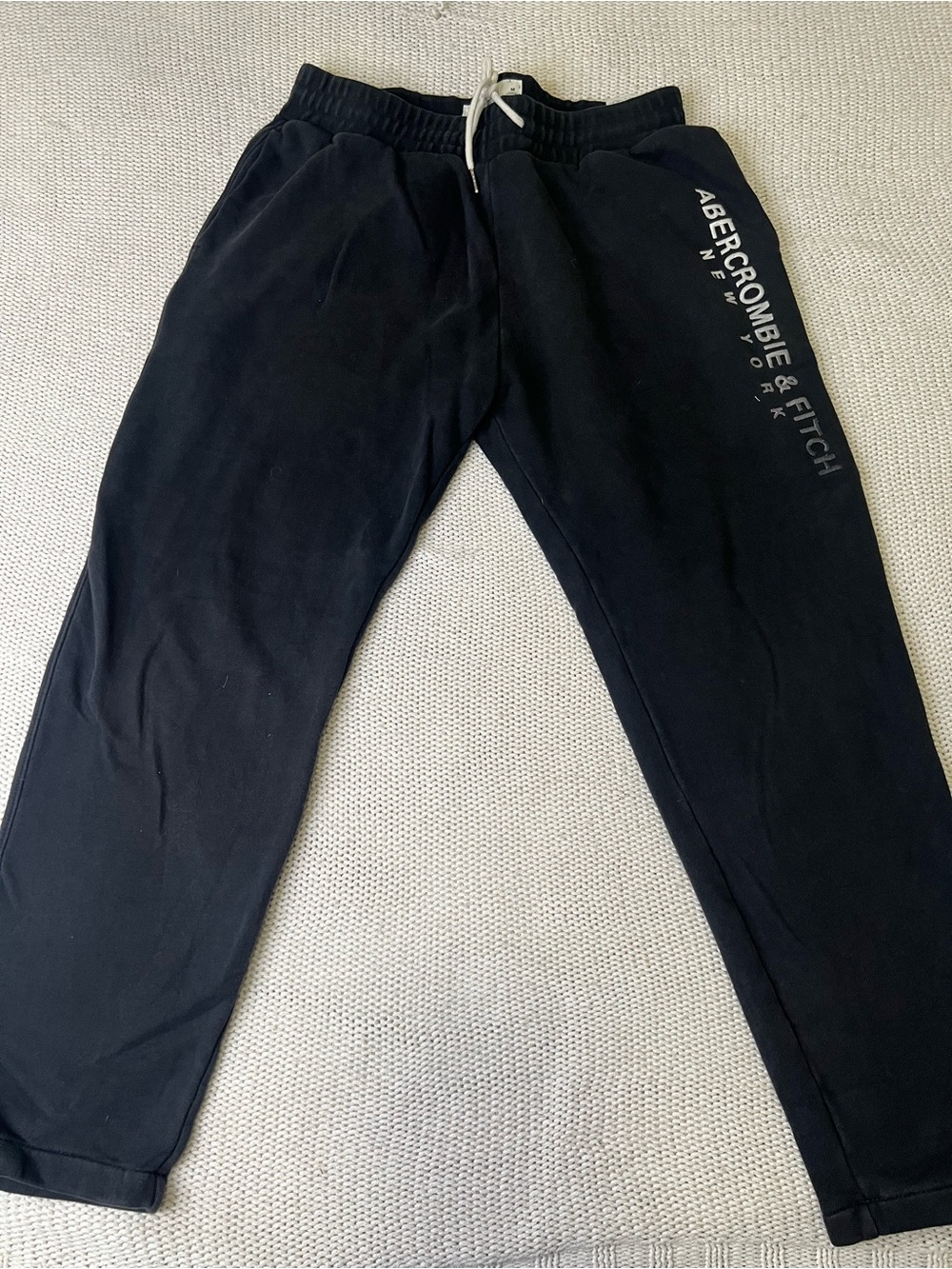 Abercrombie & Fitch Men’s Black Logo Joggers